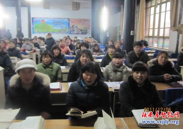渭南市基督教两会圣经培训中心第八期结业(图1)