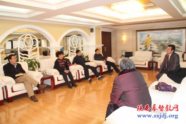 汉中市基督教两会同工访问省基督教两会