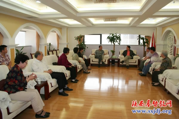 省基督教两会接待渭南市临渭区教会同工