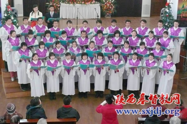 陕西圣经学校09年圣诞节举行系列活动