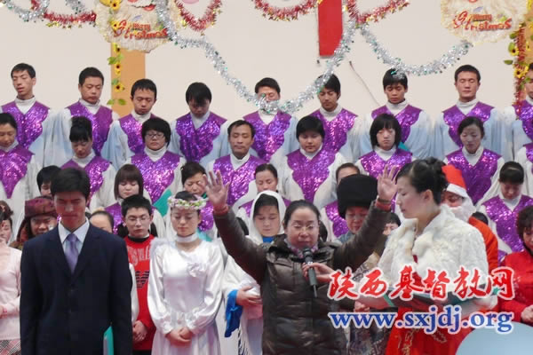 陕西圣经学校09年圣诞节举行系列活动(图5)