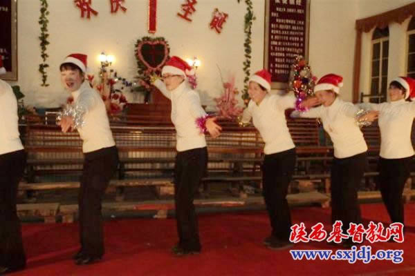 韩城教会举行圣诞节活动(图2)