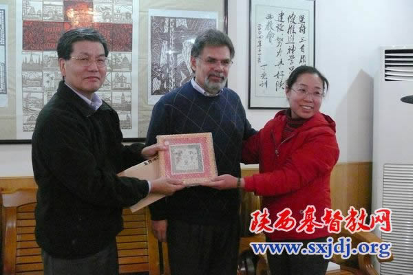 美国基督教归正宗一行三人访问陕西省基督教两会(图3)