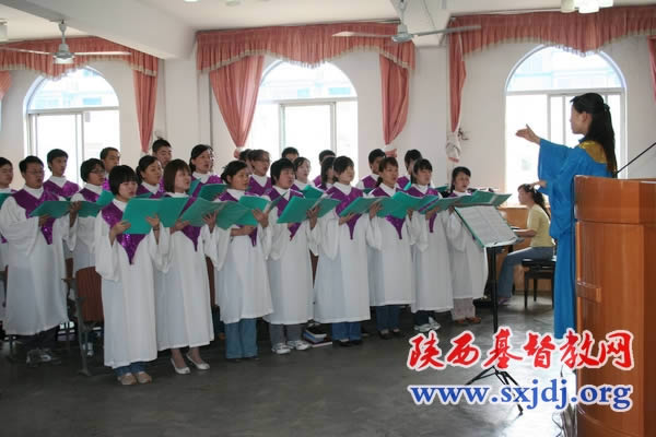 陕西省基督教两会在陕西圣经学校举行圣职按立典礼(图2)