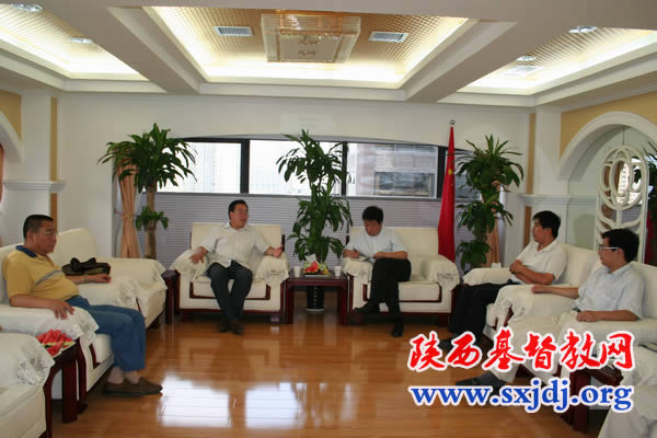 省宗教局纪检组长杨义民一行来我会走访
