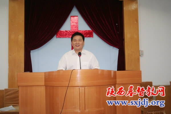 中国基督教协会副总干事单渭祥牧师走访陕西省基督教两会及陕西圣经学校(图4)