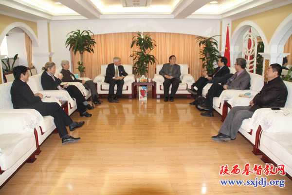 我会接待美国纽约神学教育中心客人一行