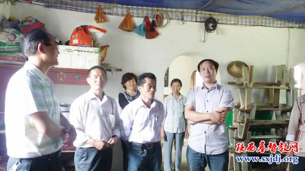 白河县民政局领导在基层教会调研