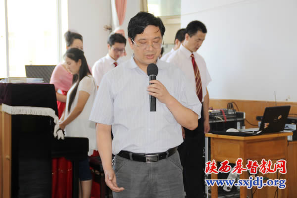 省基督教两会、陕西圣经学校举办庆祝中国共产党建党90周年歌咏会(图5)