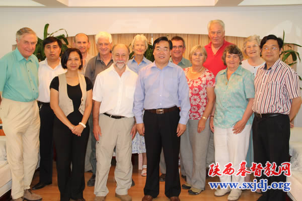 英国圣经公会一行访问陕西教会(图2)