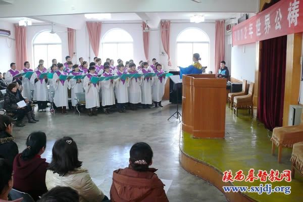 陕西圣经学校举行世界公祷日崇拜