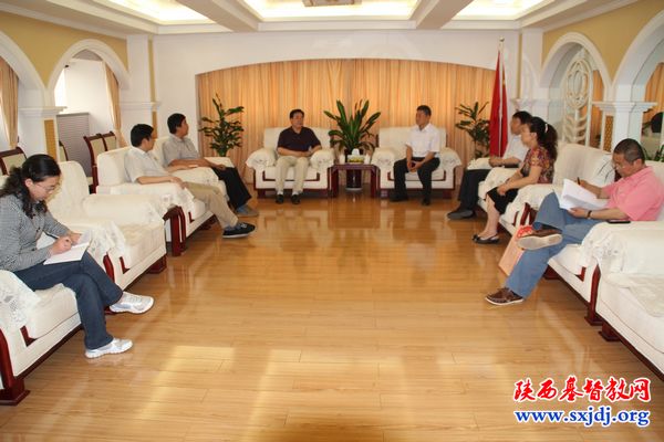 省政协民族宗教委员会主任詹德旺走访省基督教两会