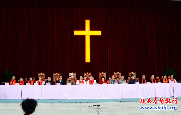 渭南市基督教两会举行新堂献堂典礼(图2)