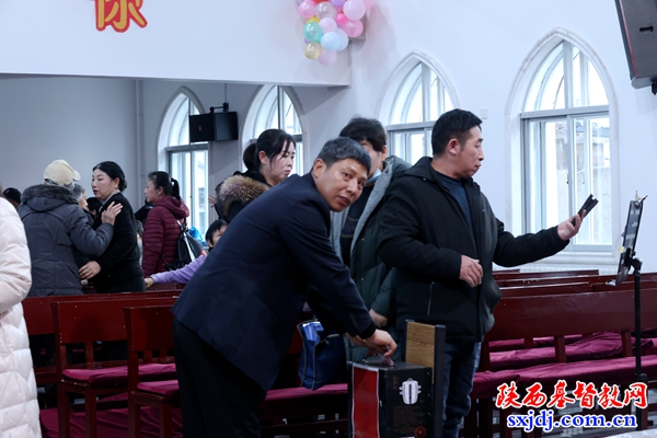 榆林市基督教三自爱国会举办为甘肃积石山县地震灾区爱心捐款活动