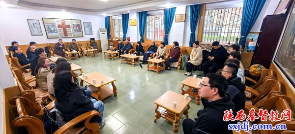 陕西圣经学校热情接待晋城市基督教两会参访团一行