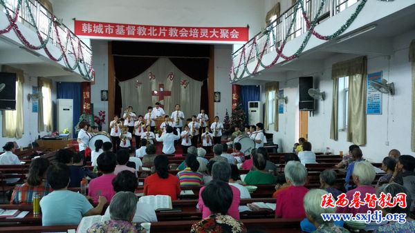 韩城市阳山庄教会举办第二期培灵会