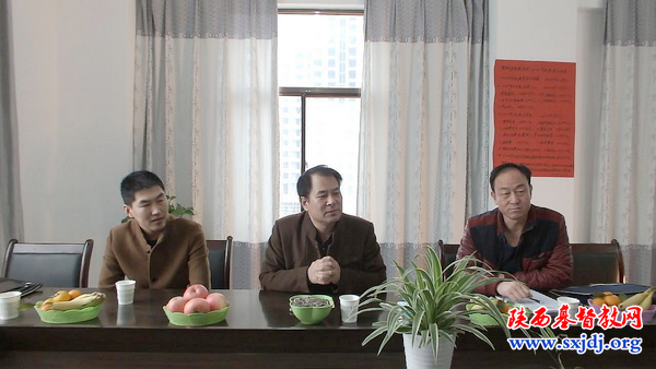 渭南市民族宗教事务局领导到渭南市基督教两会检查工作(图2)