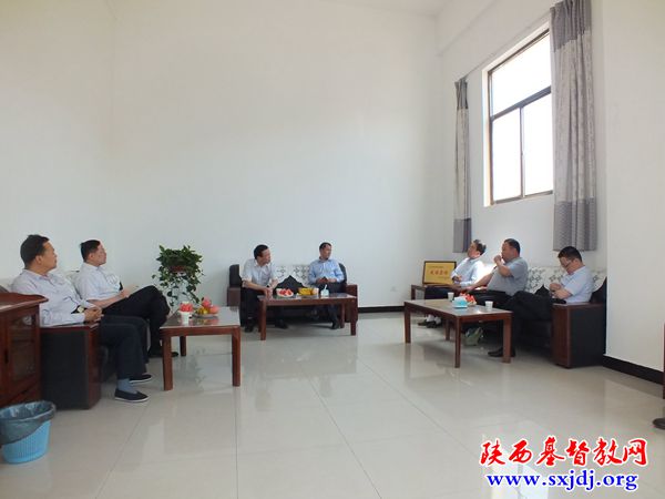 咸阳市宗教局领导到渭南市基督教两会调研