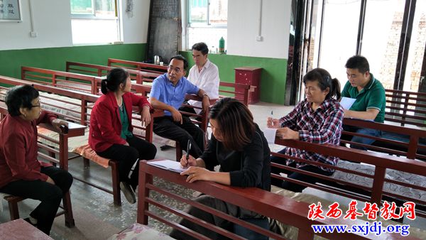 蒲城县民族宗教局对蒲城县基督教会工作进行调研