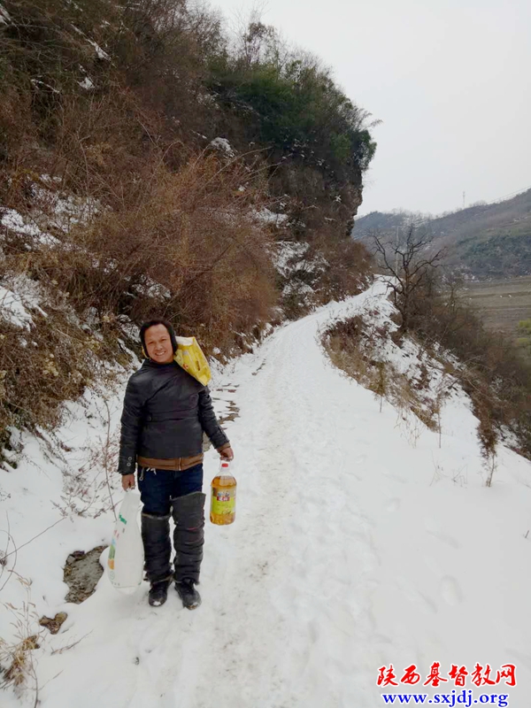 白河县基督教会年底探访