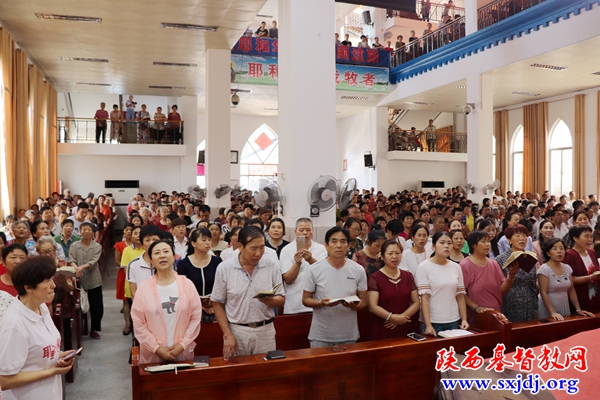 渭南市临渭区基督教会举办综合楼落成典礼(图4)