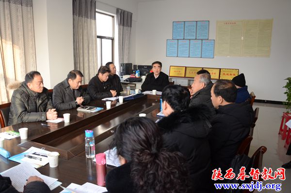 渭南市委统战部、市民宗局考核组来市基督教两会班子进行年度考核