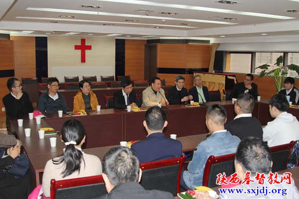 宁波市基督教两会同工访问省基督教两会和陕西圣经学校(图1)