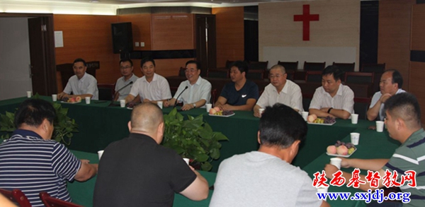 江苏省徐州市基督教两会教牧同工到访省基督教两会及陕西圣经学校(图1)