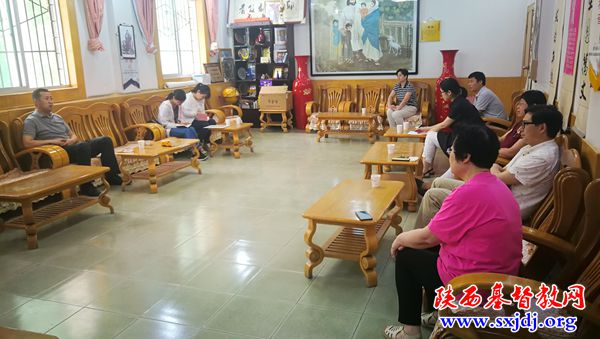 省宗教院校指导中心杨威主任到陕西圣经学校调研指导工作