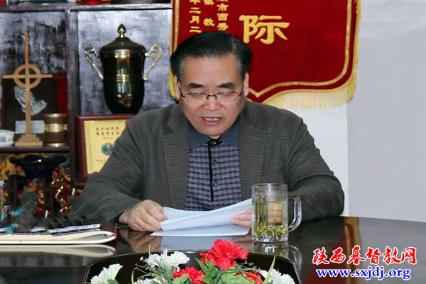 省基督教两会组织驻会同工开展“全民国家安全教育日”普法活动(图2)