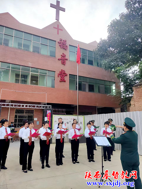 杨凌示范区张家岗福音堂开展爱国主义教育活动(图3)